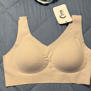 Women's Cream Seamless Bra